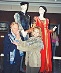 with Franco Zeffirelli at the exhibition in Moscow, 2004