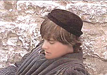 Romeo talking to Benvolio in the beginning of the film