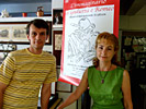Вдамир и Ольга Николаевы. Клуб Джульетты. Верона  -  Италия  -  май, 2009