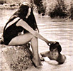 Сатурния. Оливия Хасси и Леонард Уайтинг в период съёмок фильма Ромео и Джульетта, летом 1967 года  